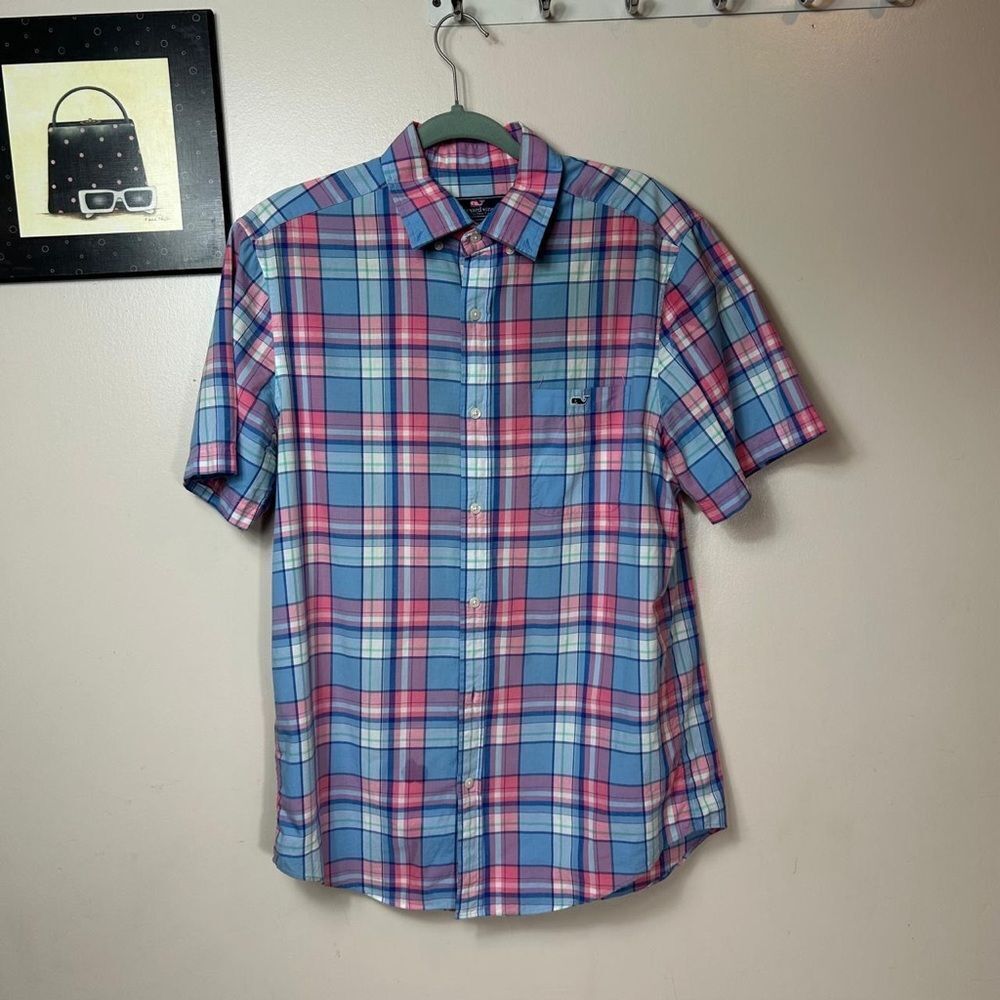 Vineyard Vines Multicolor Plaid Button Down Shirt